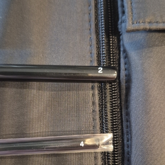 CHANEL Black Suede Makeup Brush Case With 3 Brushes - Picture 7 of 16